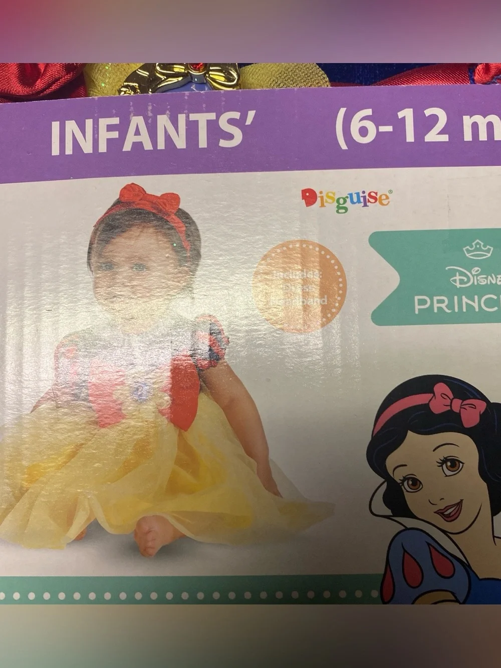 Disney Snow White Infant Costume New (6-12 mo)